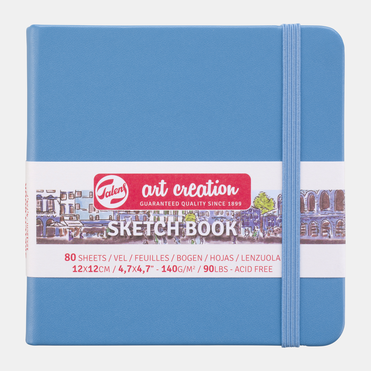 Скицник Talens Art Creation Light Blue 12 x 12 cm, 140 g, 80 листа