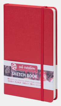 Скицник Talens Art Creation Red 13 x 21 cm, 140 g, 80 листа, твърди корици