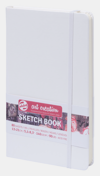 Скицник Talens Art Creation White 13 x 21 cm, 140 g, 80 листа, твърди корици