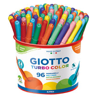Тънки флумастери GIOTTO Turbo Color 96 бр.