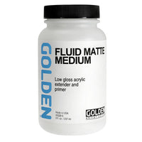 Течен матов акрилен медиум GOLDEN Fluid Matte Medium
