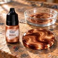 Течен металически пигмент за епоксидна смола 5 ml – бронз (Bronze)