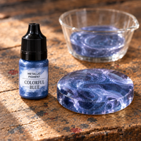 Течен металически пигмент за епоксидна смола 5 ml – хамелеон синьо (Colorful Blue)