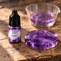 Течен металически пигмент за епоксидна смола 5 ml – лилаво (Purple)