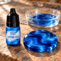 Течен металически пигмент за епоксидна смола 5 ml – сапфирено синьо (Sapphire Blue)