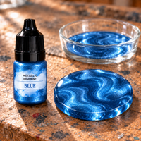 Течен металически пигмент за епоксидна смола 5 ml – синьо (Blue)
