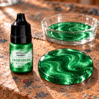 Течен металически пигмент за епоксидна смола 5 ml – тревисто зелено (Grass Green)