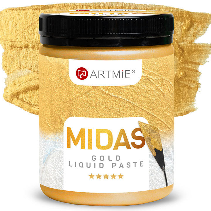 Течна метална паста ARTMIE MIDAS злато — изображение 3