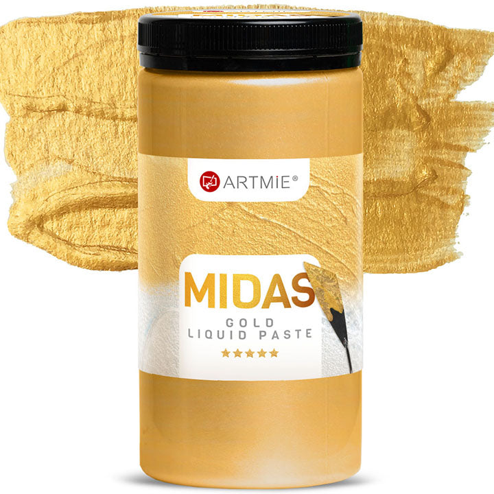 Течна метална паста ARTMIE MIDAS злато — изображение 4