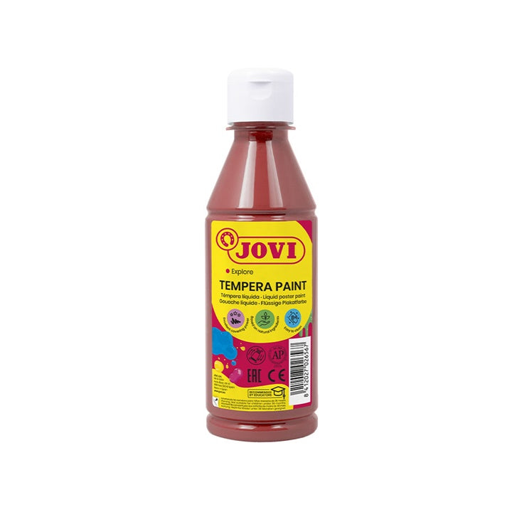Течна темперна боя JOVI 500 ml - Кафяво