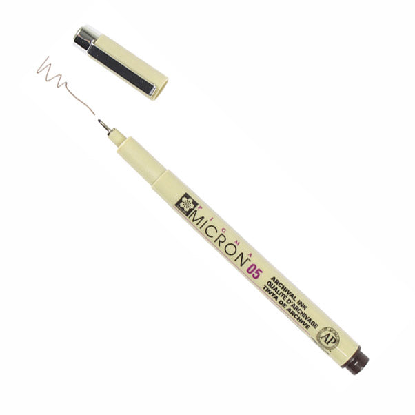 Technické pero SAKURA Pigma Micron SEPIA | rôzne hrúbky — obrázok 1
