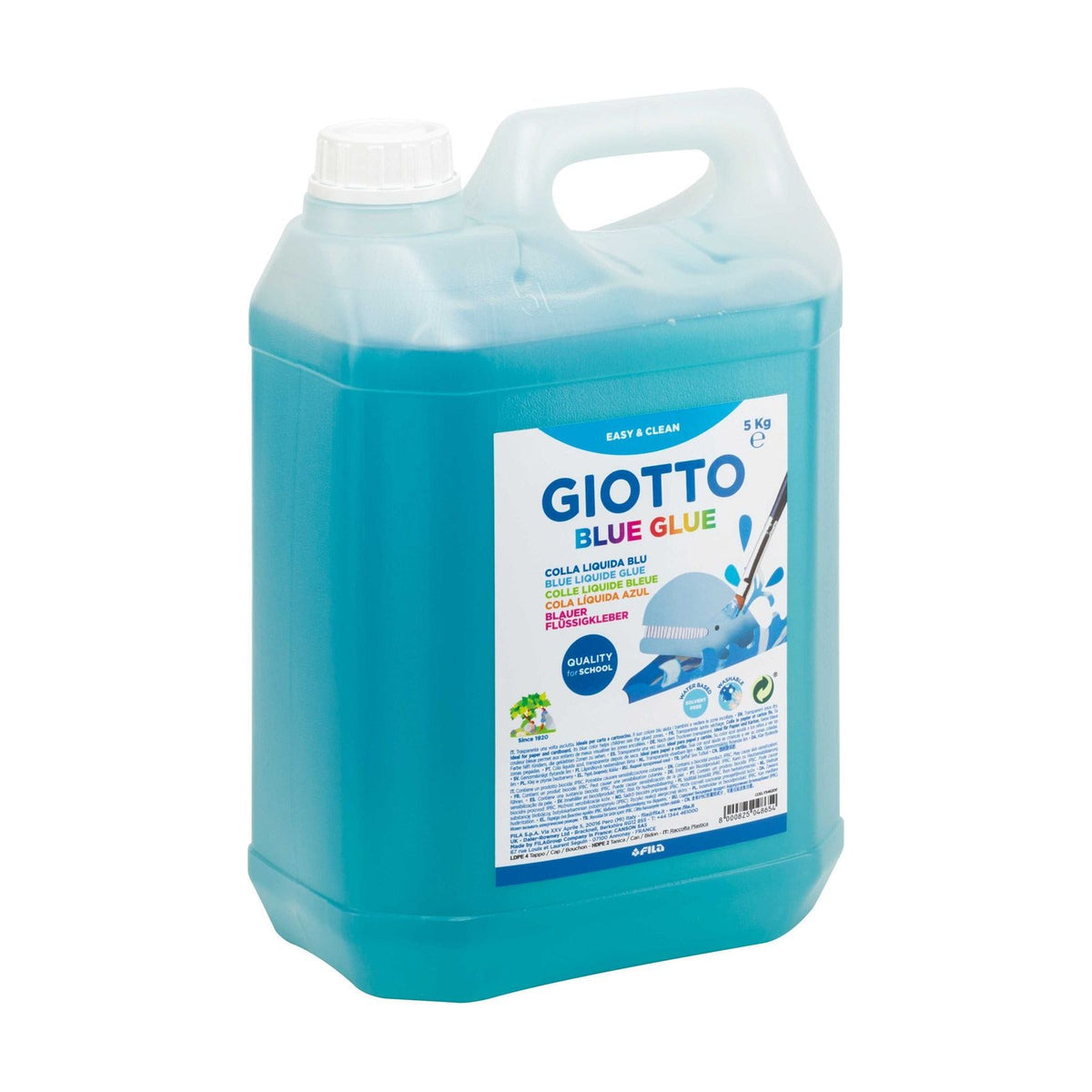 Течно синьо лепило GIOTTO Blue Glue – туба 5000 ml