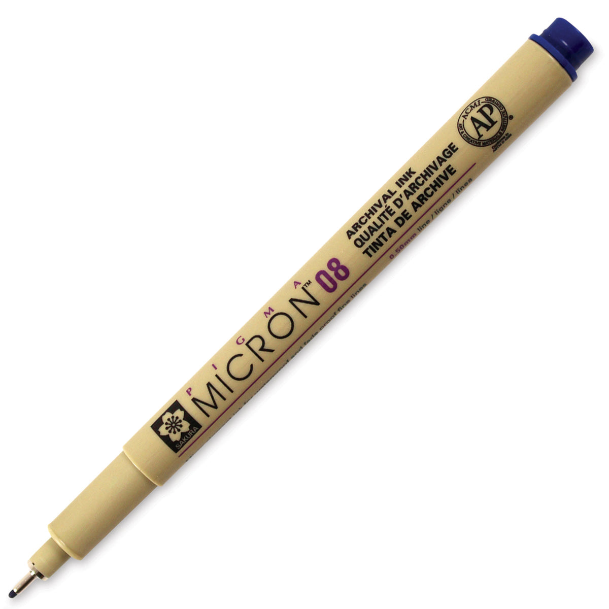 Техническо перо SAKURA Pigma Micron кралско синьо – 0,45 – 0,50 mm