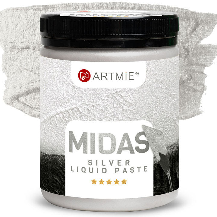 Течна метална паста ARTMIE MIDAS silver – 450 мл