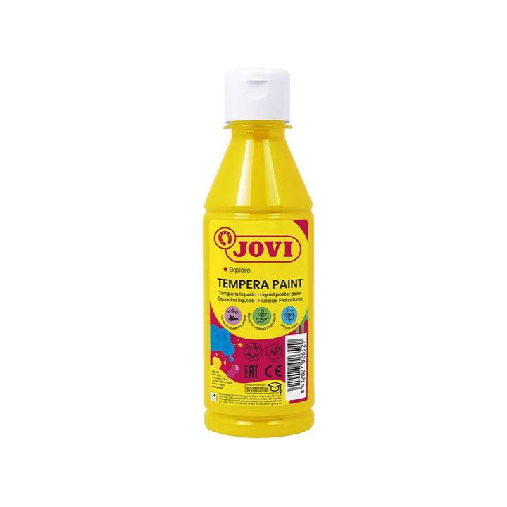 Течна темперна боя JOVI 500 ml – жълта