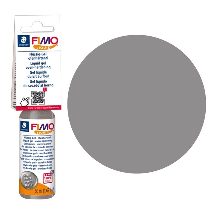 Течен гел FIMO 50ml – Сребро