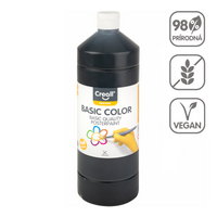 Темперна боя Creall, 1 000 ml – черно