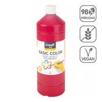 Темперна боя Creall, 1 000 ml – тъмночервено