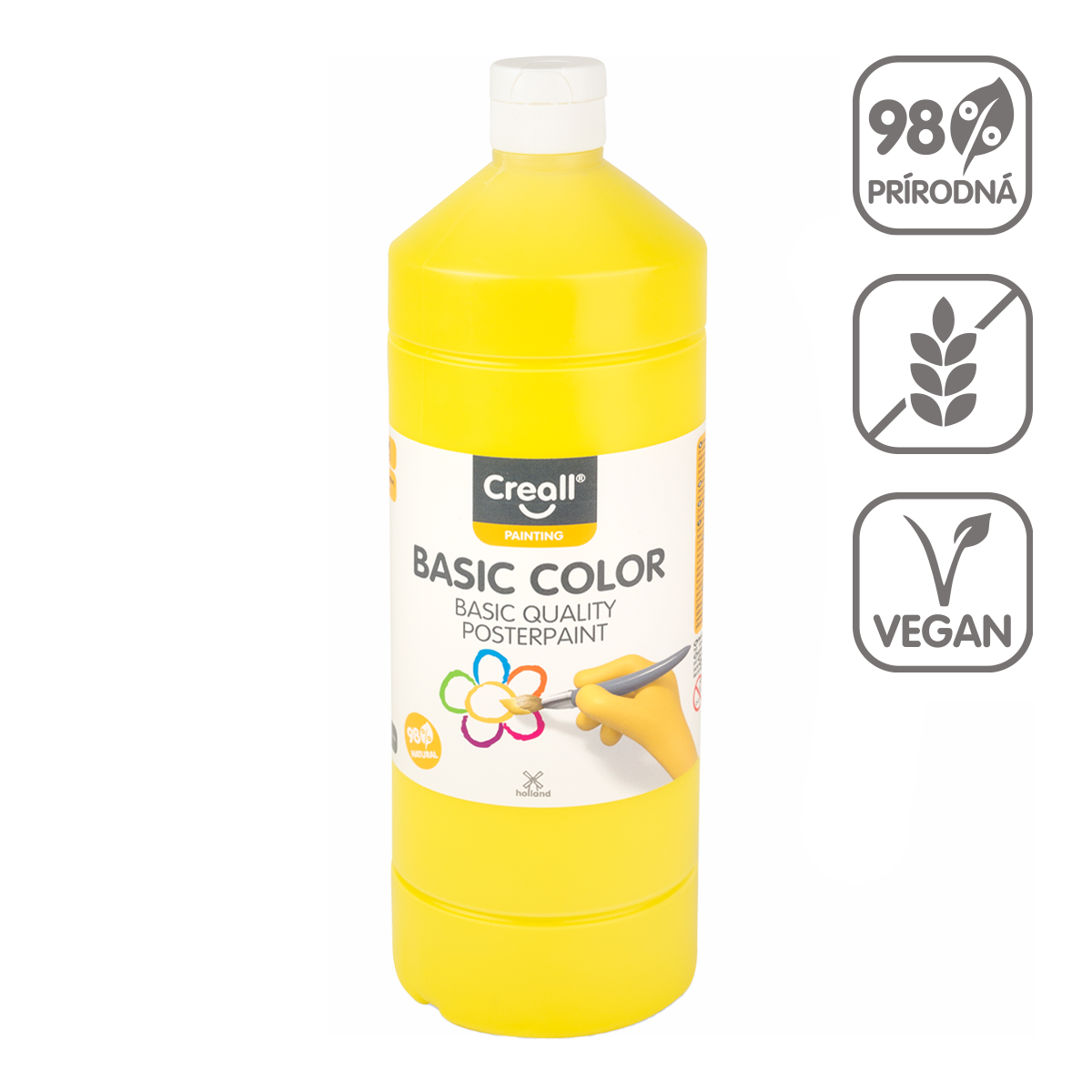 Темперна боя Creall, 1 000 ml – жълто