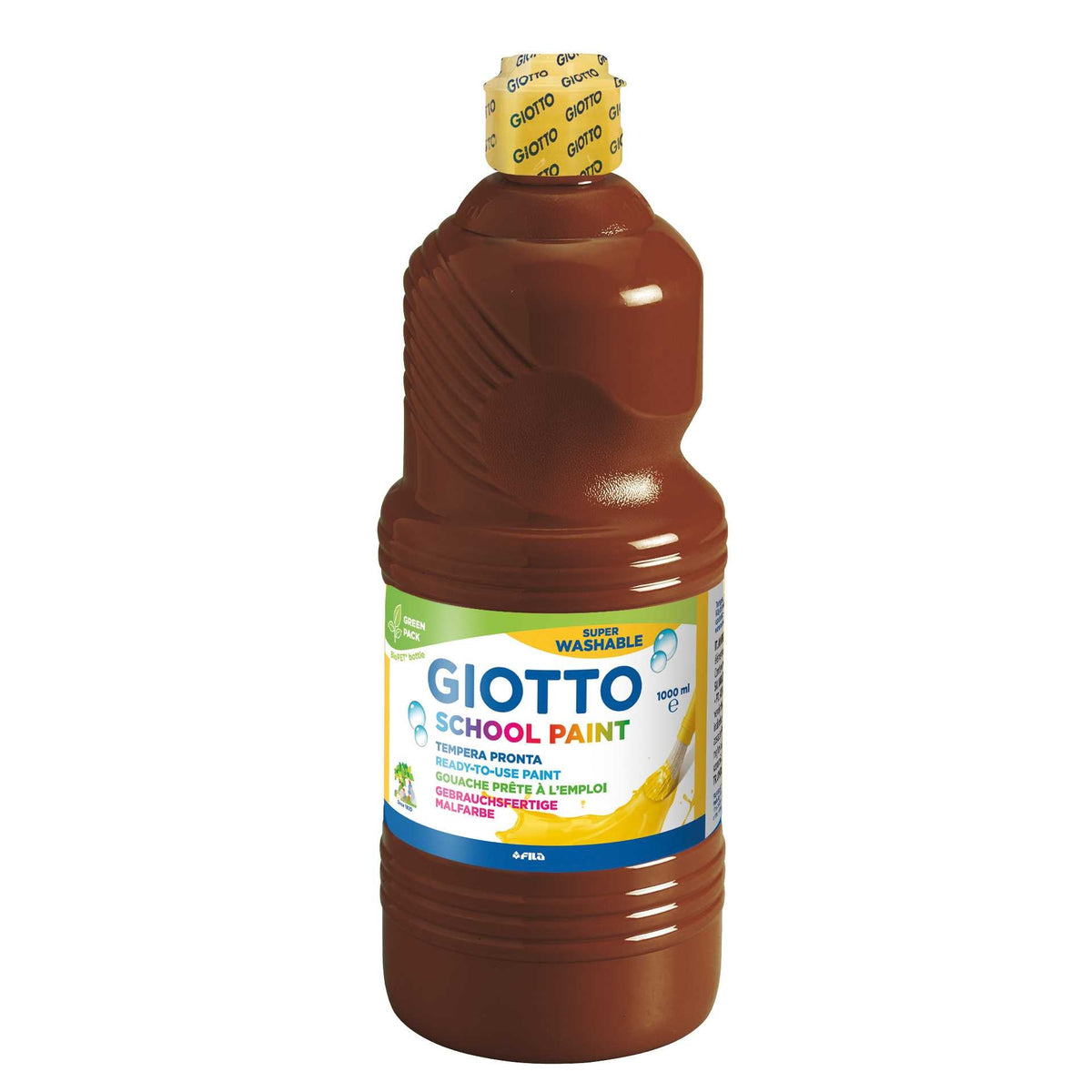 Темперна боя GIOTTO School Paint 1000 ml – кафява