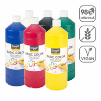 Темперни бои Creall, 1 000 ml, микс от цветове – 6 ×