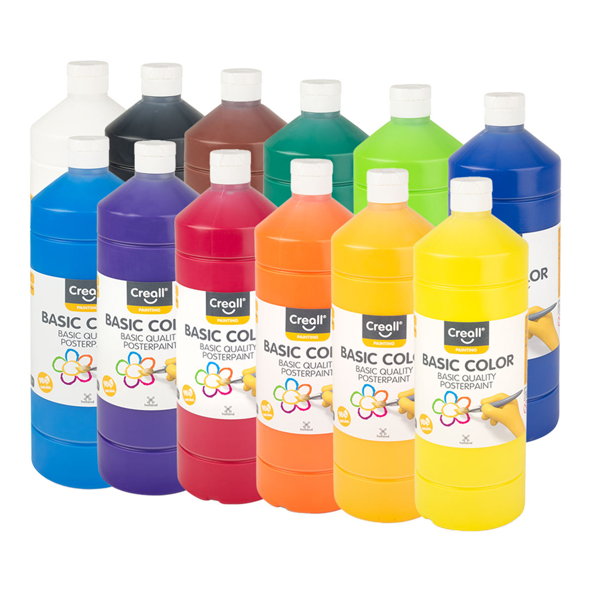 Темперни бои Creall, 1 000 ml, микс от цветове