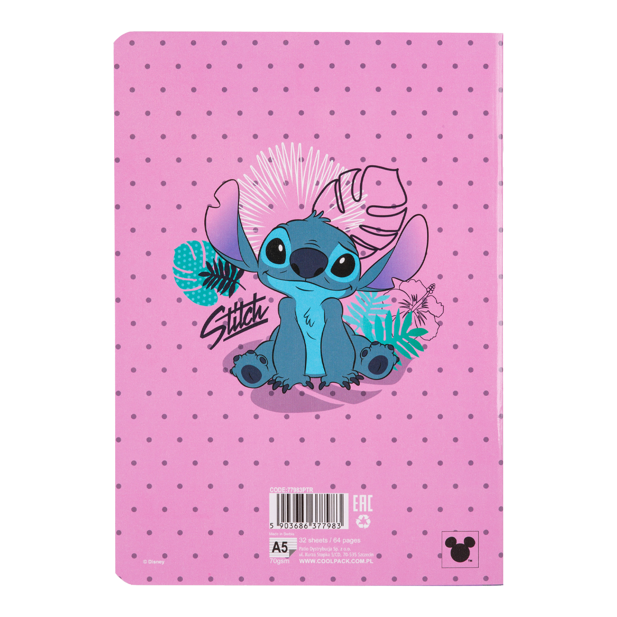 Тетрадка Colorino Stitch 3, A5, 32 листа, с редове
