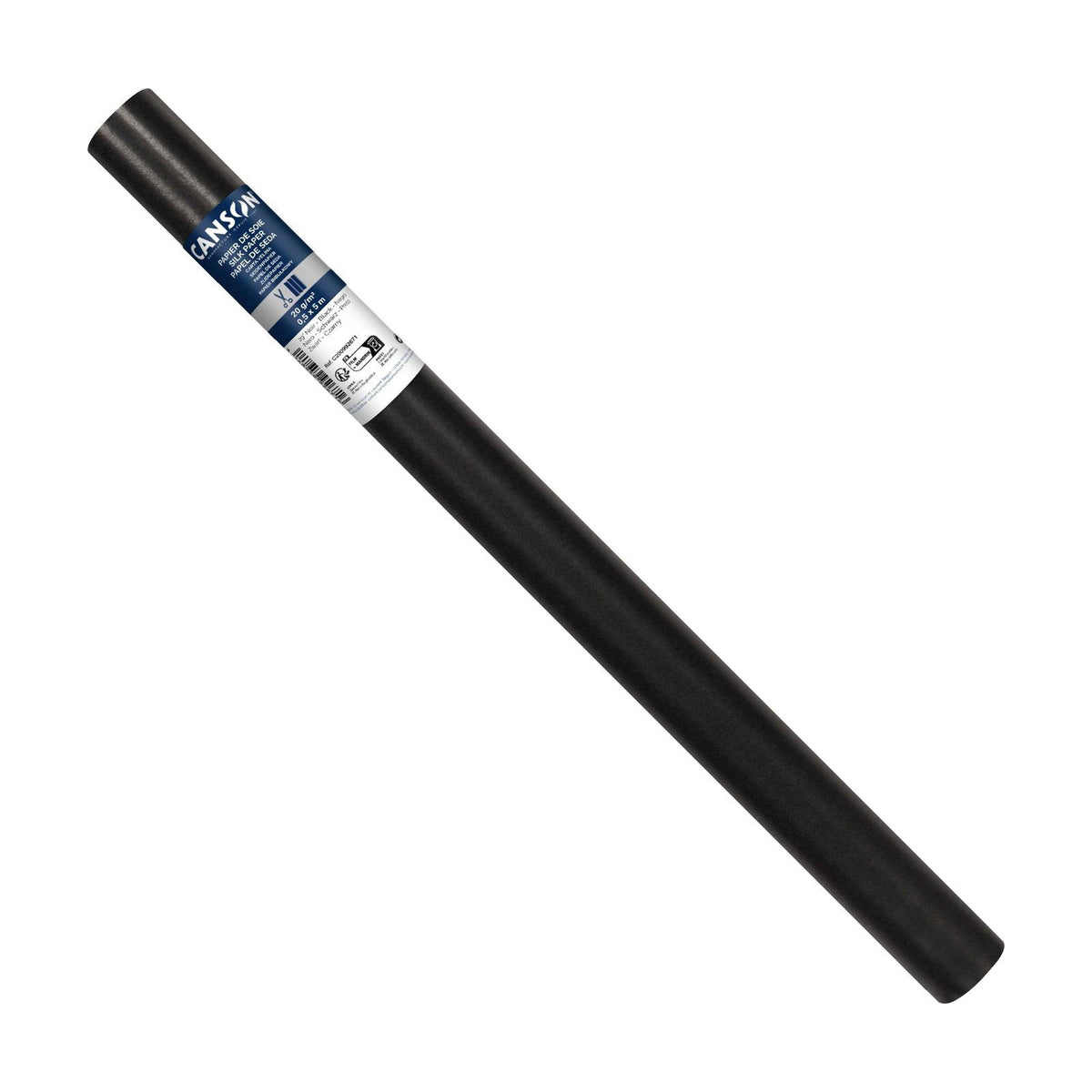 Тишу хартия CANSON на ролка - 50 x 500 cm, 20 g – Черен