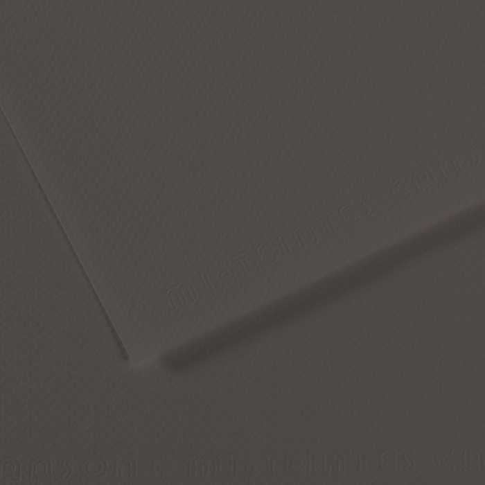 Тонирана хартия CANSON Mi-Teintes 50 x 65 cm – 160 g/m² – Въгленово сиво 184