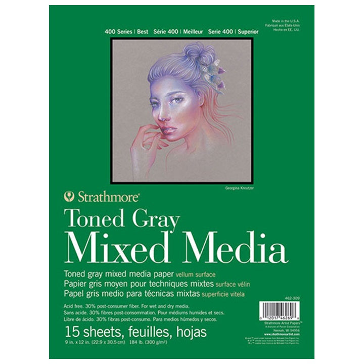 Тонирана хартия Strathmore Mixed media Gray — изображение 2