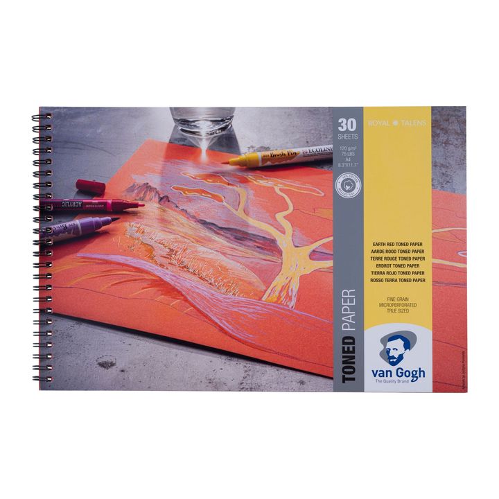 Тонирана хартия Van Gogh Earth Red - изберете — изображение 1