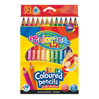 Триъгълни пастели JUMBO Colorino 12 бр. — изображение 1