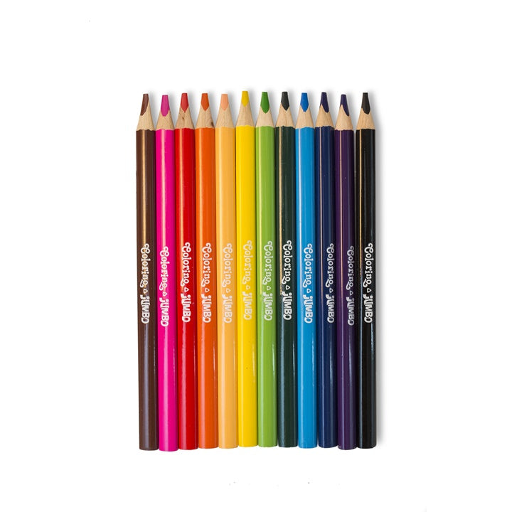 Триъгълни пастели JUMBO Colorino 12 бр. — изображение 2