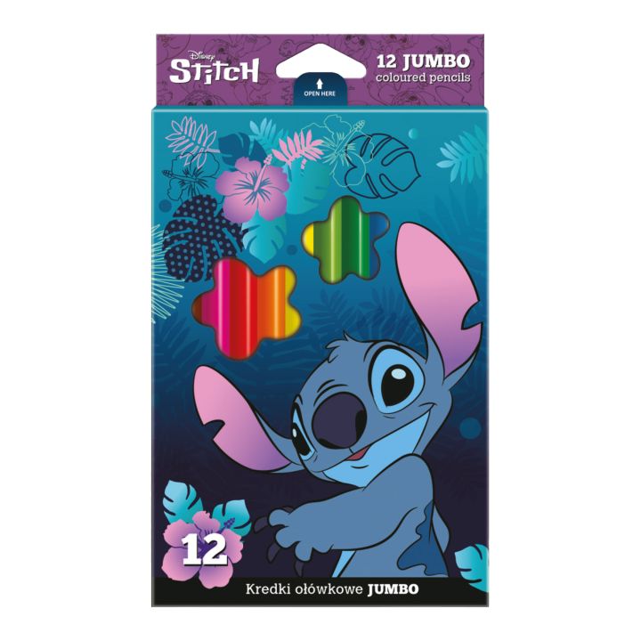 Триъгълни пастели JUMBO Disney Stitch — изображение 1