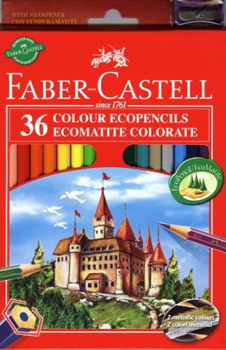 Цветни моливи Castell комплект - 36 цвята — изображение 1