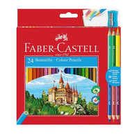 Цветни моливи Faber-Castell шестоъгълни / комплект от 24 цвята — изображение 1