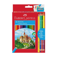 Цветни моливи Faber-Castell шестоъгълни / комплект от 36 цвята — изображение 1