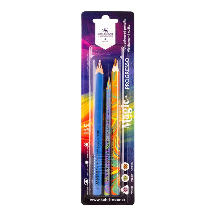 Цветни моливи KOH-I-NOOR MAGIC - комплект от 3 броя — изображение 1