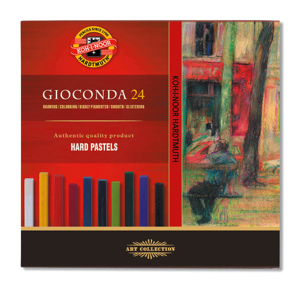 Твърди маслени пастели GIOCONDA - 24-бр комплект — изображение 1