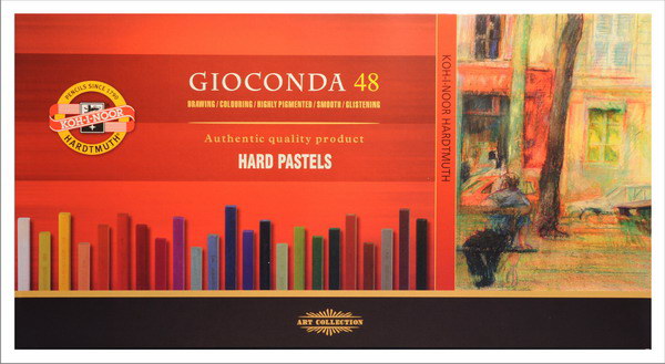 Твърди маслени пастели GIOCONDA - 48-бр комплект — изображение 1