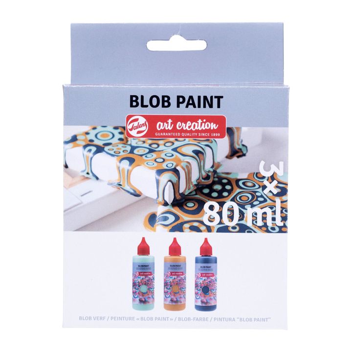 Творчески комплект Art Creation Blob Paint мента 3 x 80 ml — изображение 1