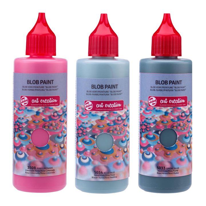 Творчески комплект Art Creation Blob Paint розово 3 x 80 ml — изображение 3