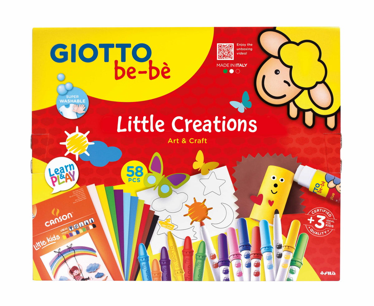 Творчески комплект GIOTTO be-bè Little Creations 58 части