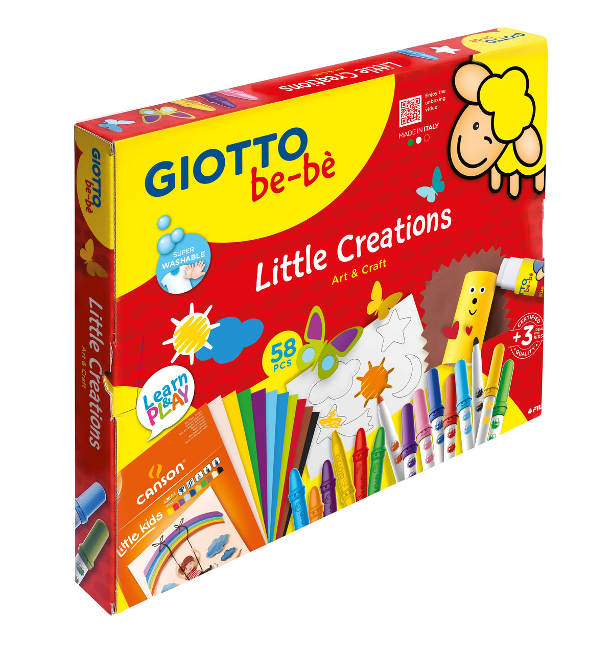 Творчески комплект GIOTTO be-bè Little Creations 58 части