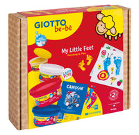 Творчески комплект GIOTTO be-bè My Little Feet за отпечатъци от ръчички и крачета – 5 бр.
