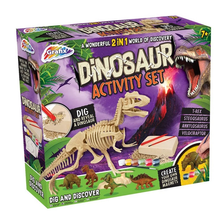 Творчески комплект за деца Grafix Dinosaur — изображение 1