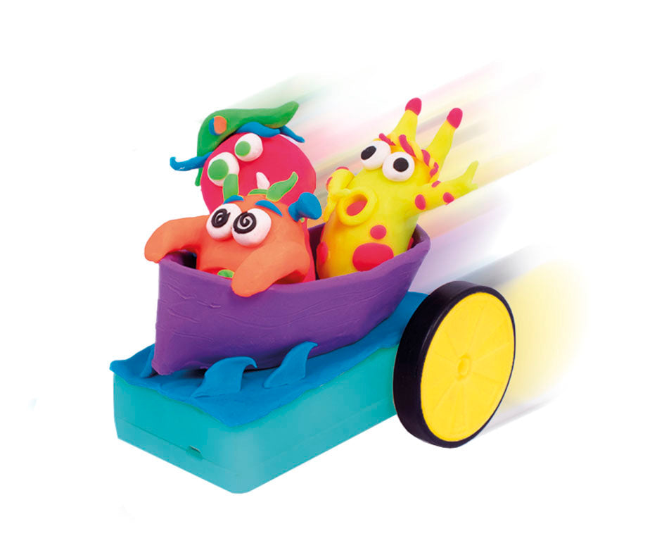 Творчески комплект за моделиране Jovi Tech Crazy Cars Чудовища - 14 бр.