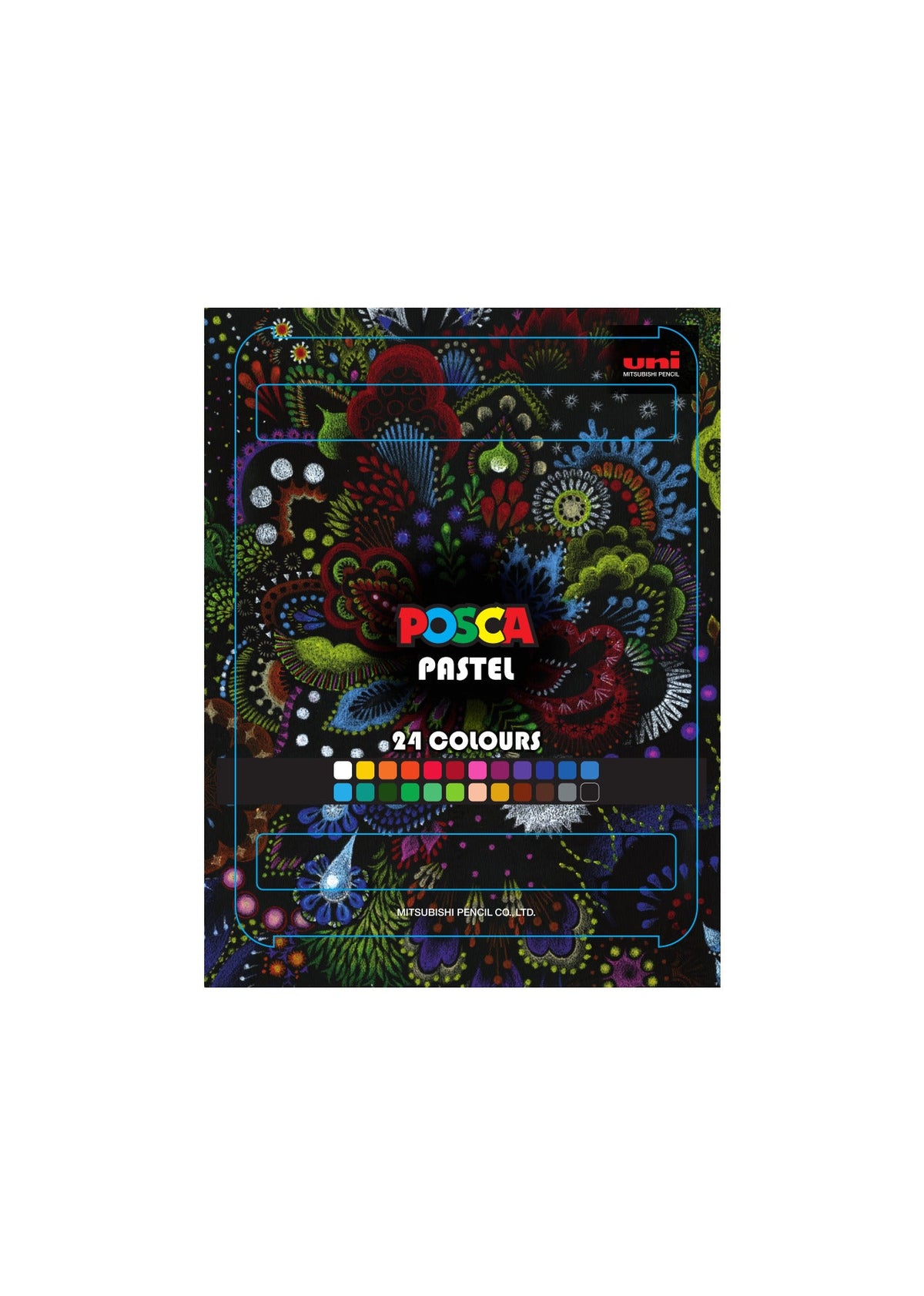 Posca KPA-100 24C маслени пастели, комплект, микс от цветове