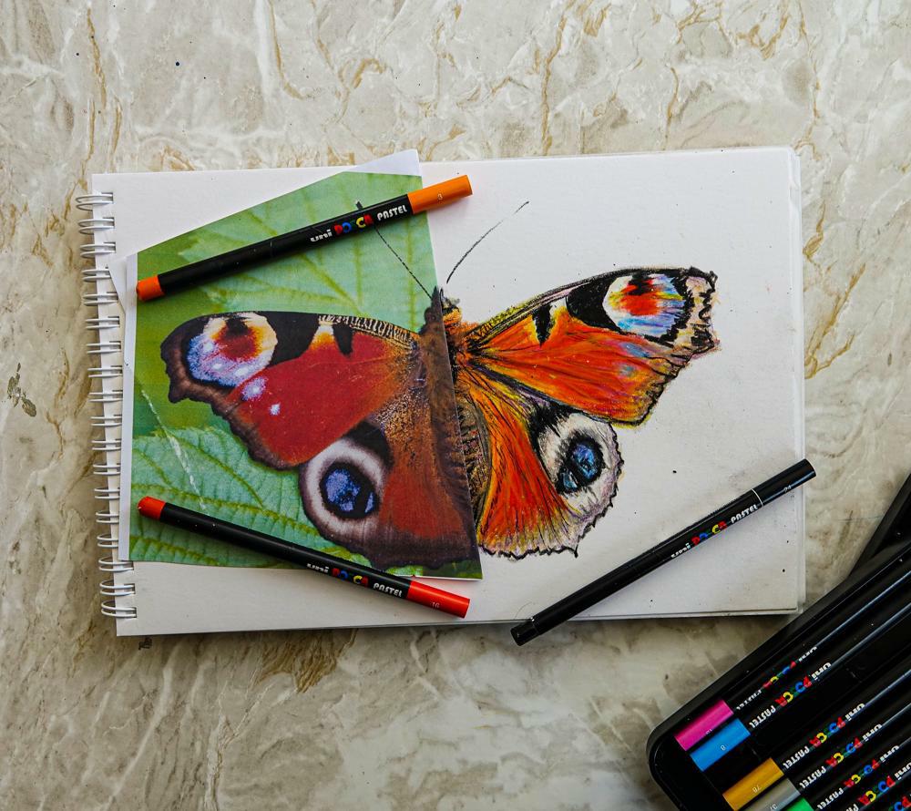 Posca KPA-100 24C маслени пастели, комплект, микс от цветове