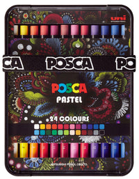 Posca KPA-100 24C маслени пастели, комплект, микс от цветове